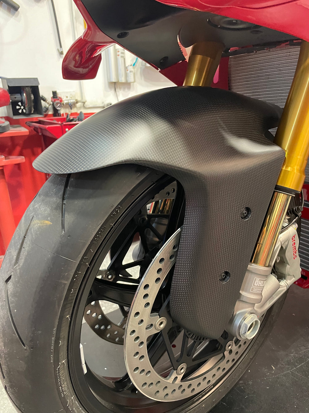 GARDE BOUE AVANT CARBON DUCATI PANIGALE V4 S 2025